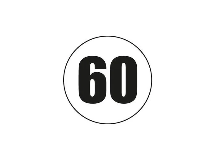 Disque adhésif 60 km/h