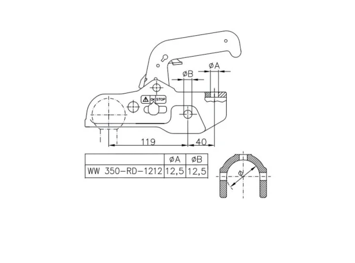 Boîtier albe EM 350R