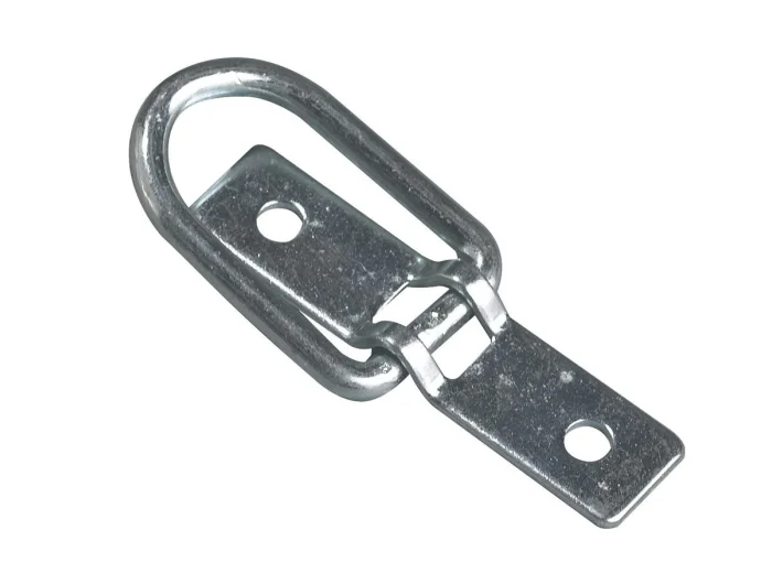 Pontet rabattable en acier zingué