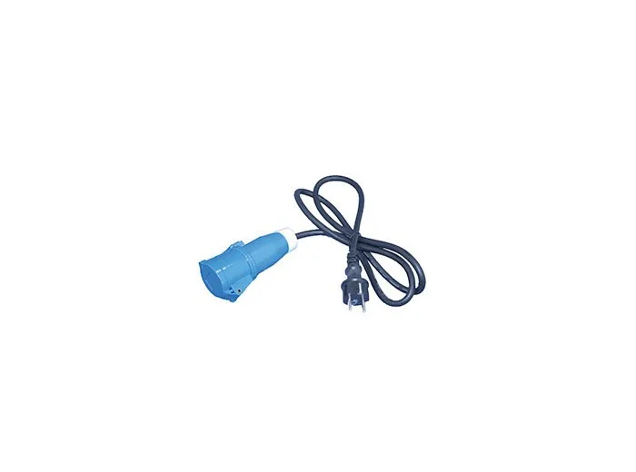 Adaptateur fiche male standard 1.5M / prise femelle CEE 17