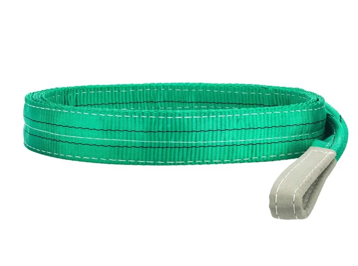 Élingue plate double epaisseur à boucles 4M x 60mm 2 000 kg