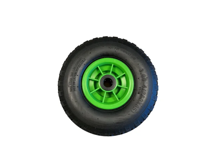Galet gonflable roue jockey 240x80 mm jante plastique