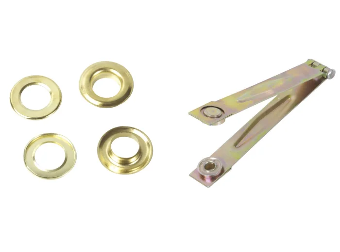 Lot de 50 oeillets 10mm avec pince de pose