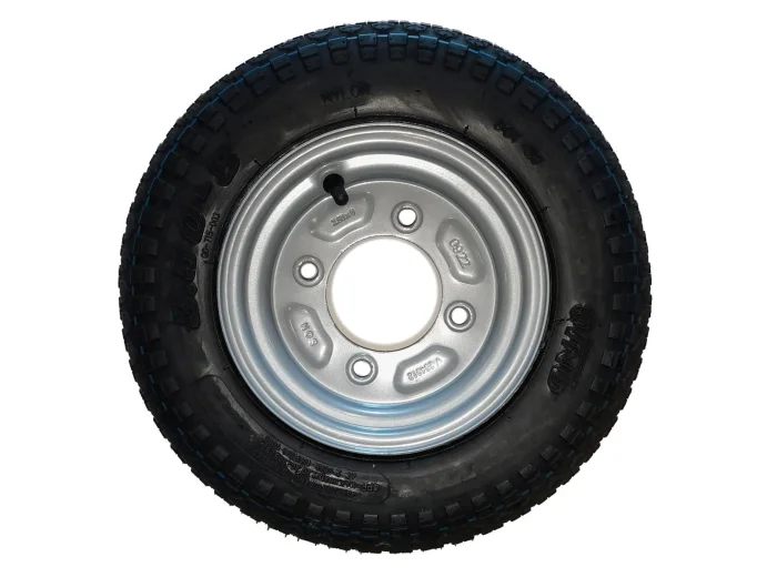 Roue complete 350x8 4 plys 4 trous 115 déport 0 46N
