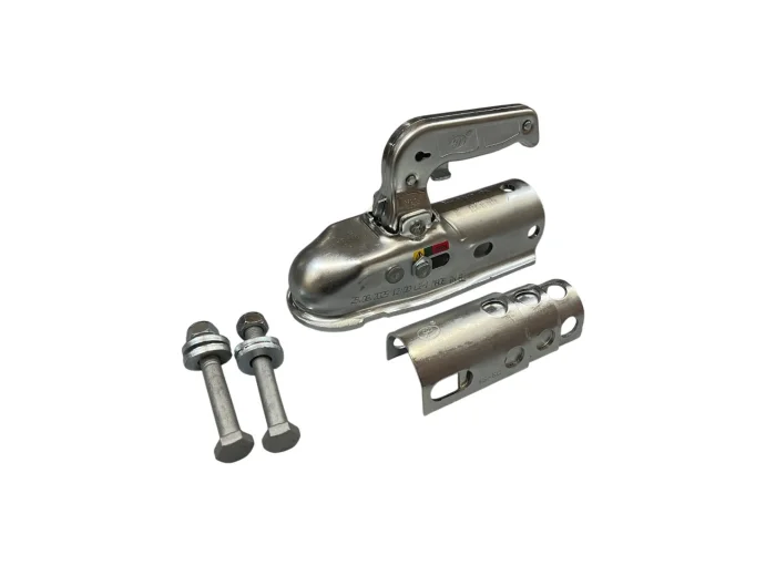 Tête attelage freinée 2300 kg pour timon rond 35/40/45/50mm