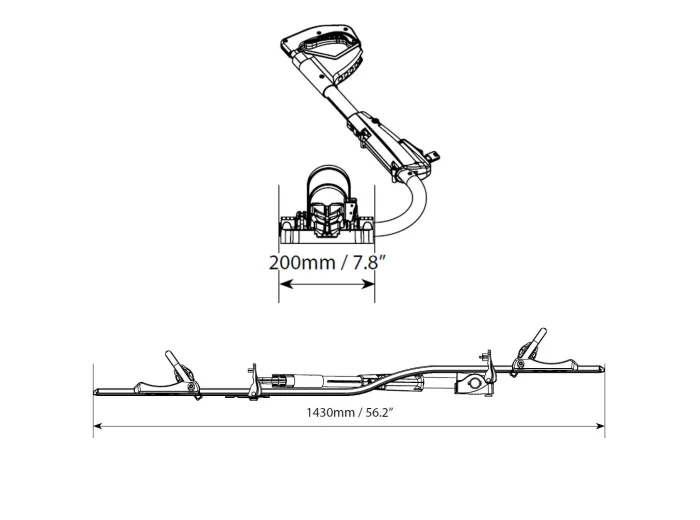 Porte velo BILLOW – fixation sur toit