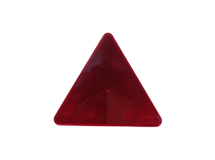 Catadioptre triangle adhésif rouge ajba