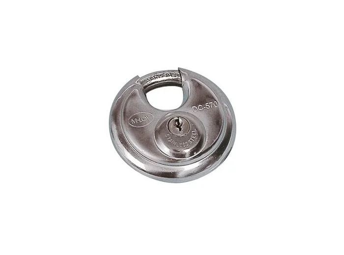 Cadenas antivol à clef inox 70 mm blister