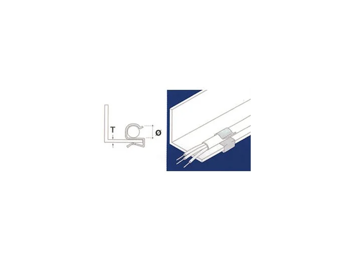 Fixation de câble : 6 A 9 mm 1 sachet de 25