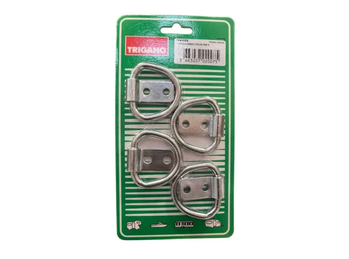 Pontet rabattable d'arrimage X4 blister