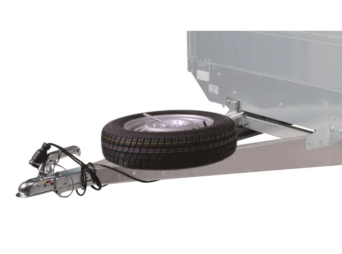 Support de roue de secours horizontal sur fleche