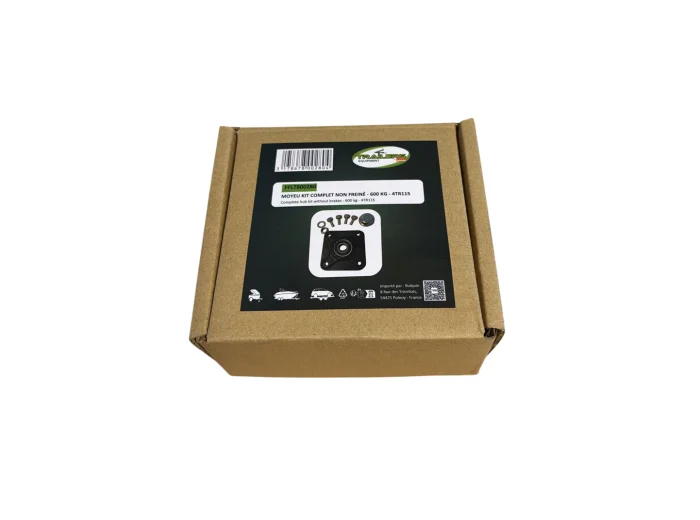 Moyeu complet en kit non freiné 600kg 4TR115