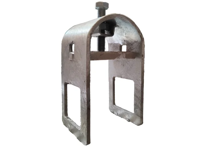 U chandelle pour tube 50 x 50 L.60 x H.60 mm