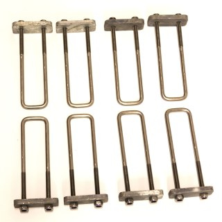 Pack 8 Brides inox + platine galva