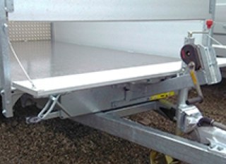 treuil avec potence pour twintrailer