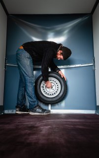 Roue de secours + support pour fourgon 42960