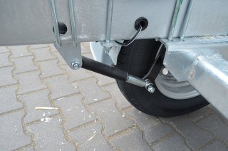option renfort amortisseur par essieu pour remorque Vlemmix