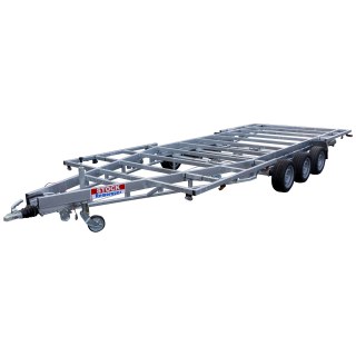 TH 6m60 x 2m44 version basse 3 x essieu 1800kg