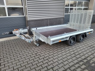 GTM 3m x 1m50 Gooseneck porte engin 2 x essieux 1800 kg
