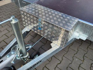 Coffre de rangement en aluminium