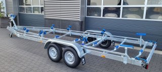 8m40-2m55 - 2x1500 kg - 3000 kg - VLEMMIX - Remorque Porte-Bateau