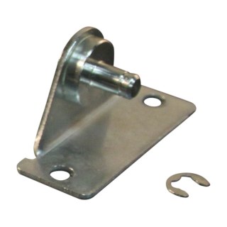 support laterale broche R6 avec circlip retenue BA30/Z06 inox 316 Support d'angle haut 16mm, 2 trous Ø4,3mm sur 40mm. Robinet Ø6x6,5mm.