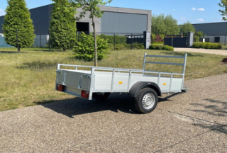 Remorque alu 1 Essieu 2m00 x 1m10 - 750 kg