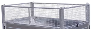 Rehausse grillagée pour remorque Syma Bois – 150 x 100 x 60 cm