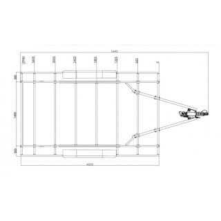 RTD 4m x 2m44 - 2x1350kg