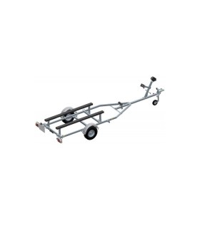 Remorque Bateau Immergeable Sun Way D1655 PTAC 500kg kit patin