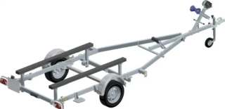Remorque Bateau Immergeable Sun Way D1857 | PTAC 500 à 750 kg kit patin