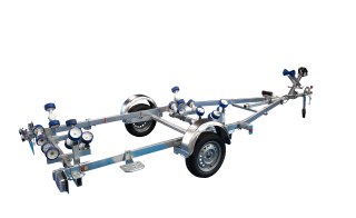 Remorque Bateau Immergeable Sun Way D1857 | PTAC 500 à 750 kg kit rouleaux