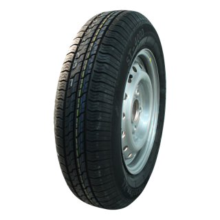 pneu + roue 155 R13 Kargomax XL ST-4000 M+S 5Jx13H2 ET30 57/100/4 métal gris