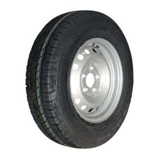 pneu + roue 185 R14C Rain Max 5 5½Jx14H2 ET30 66,5/112/5 métal gris