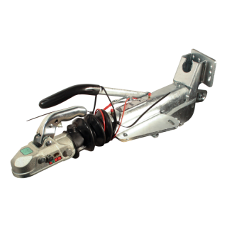 timon à inertie KF27-A1 mécanique , tête d'attelage support de roue jockey soudé
