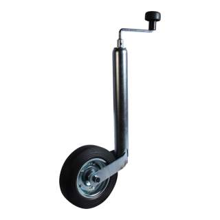roue jockey Ø48mm 200x50mm jante en acier version renforcée épaisseur de paroi 2,5 mm