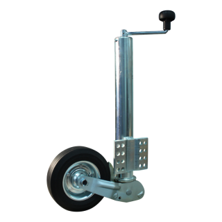 roue jockey escamotable Ø60mm 200x60mm jante en acier