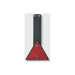 navette avec réflecteur  Δ Rouge à visser 160x160