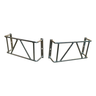 grille de protection pour feux arriere universel (ensemble de 2 pièces) zingué