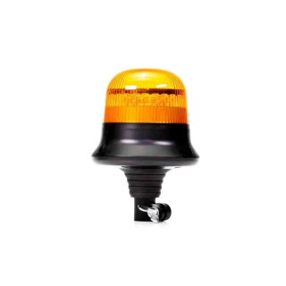 Gyrophare LED R65, fixation sur tige DIN, 24V