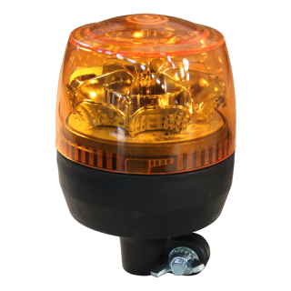 gyrophare LED 12-24V orange fixation à insérer, base flexible