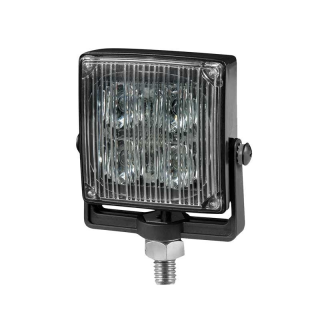 Lampe torche LED 4 LED | sur support de montage | R65 | orange | 12-24V