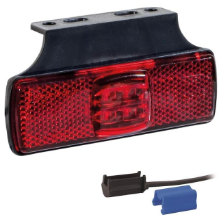 Feu de position LED rouge | 12-24V | 0,75mm². connecteur
