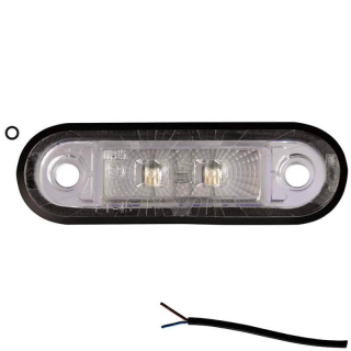 Feu de position LED blanc | 12-24V | 50cm. cable