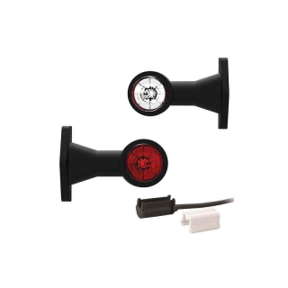Feu de gabarit LED | tige droite | 12-24V | 1,5mm². connecteur