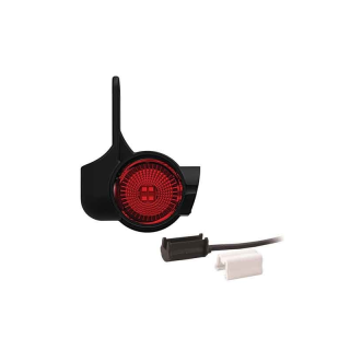Droite | Feu de gabarit LED avec tige courte | 12-36v | 1.5mm². connecteur