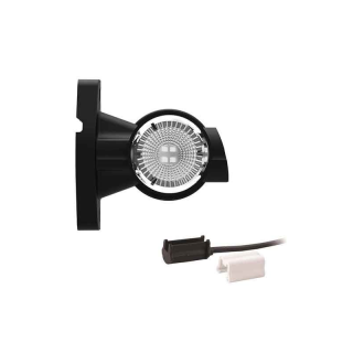 Gauche | feu de gabarit LED | tige courte | 12-24V | 1.5mm². connecteur