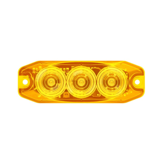 LED feu clignotant compact avec cabuchon orange | 24V