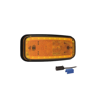 Feu de position LED orange | 12-24V | 0,75mm². connecteur