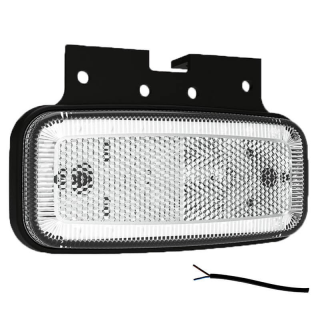 Feu de position LED blanc | 12-24V | 50cm. cable